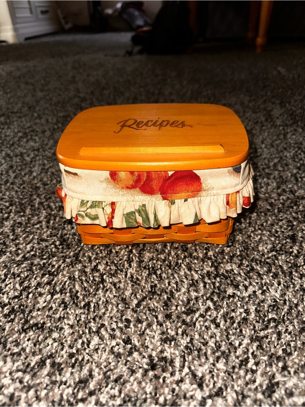 longaberger recipe box